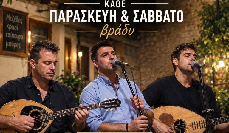 Κάθε Παρασκευή και Σάββατο βράδυ live στο ''Μεζέ μεζέ''