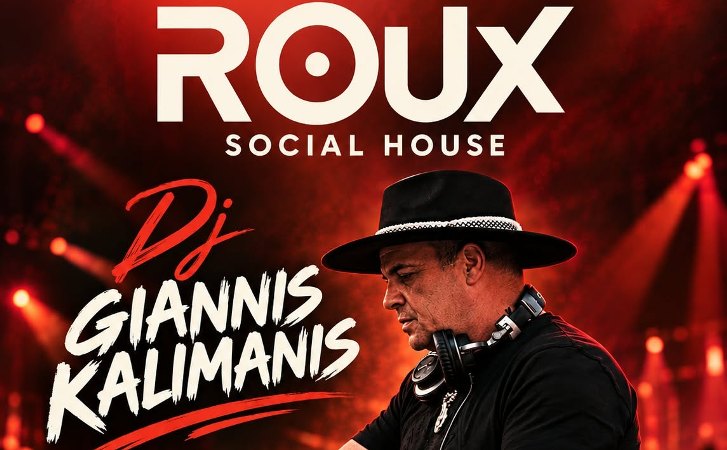 Εγκαίνια το ROUX Social House και πάρτι με Γιάννη Καλλιμάνη